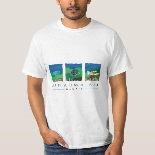 Hanauma Bay Hawaï T-shirt (Voorkant)