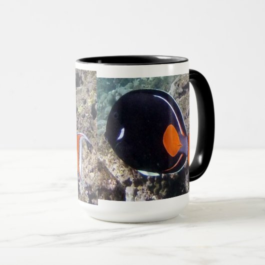 Hanauma Bay Hawaii - Achilees Tang Fish Mok (Voorkant rechts)