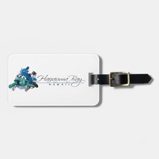 Hanauma Bay Hawaii Bagagelabel (Voorkant horizontaal)