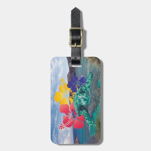 Hanauma Bay Hawaii Bagagelabel (Voorkant verticaal)