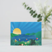 Hanauma Bay Hawaii Briefkaart (Staand voorkant)