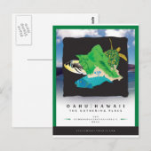 Hanauma Bay Hawaii Briefkaart (Voorkant / Achterkant)