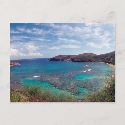 HANAUMA BAY HAWAII BRIEFKAART (Voorkant)