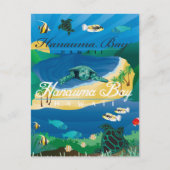 Hanauma Bay Hawaii Briefkaart (Voorkant)