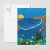 Hanauma Bay Hawaii Briefkaart (Voorkant / Achterkant)