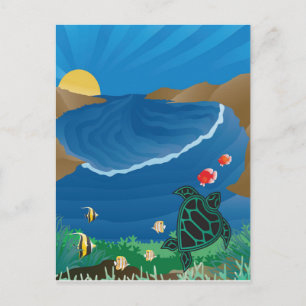 Hanauma Bay Hawaii Briefkaart