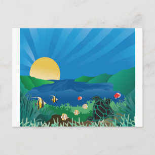 Hanauma Bay Hawaii Briefkaart