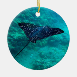 Hanauma Bay Hawaii gepotte Eagle Ray Keramisch Ornament