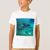 Hanauma Bay Hawaii gepotte Eagle Ray T-shirt (Voorkant)