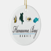 Hanauma Bay Hawaii Marine Life Keramisch Ornament (Rechts)