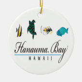 Hanauma Bay Hawaii Marine Life Keramisch Ornament (Voorkant)
