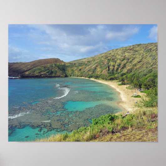 Hanauma Bay Hawaii Poster (Voorkant)