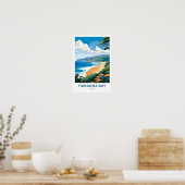 Hanauma Bay Hawaii Reisprint Poster (Keuken)
