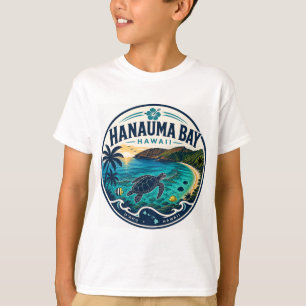 Hanauma Bay Hawaii Retro Reislogo T-shirt