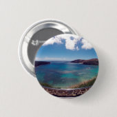 HANAUMA BAY HAWAII RONDE BUTTON 5,7 CM (Voorkant /achterkant)