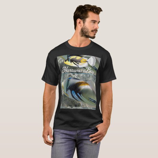 Hanauma Bay Hawaii State Fish T-shirt (Voorkant volledig)
