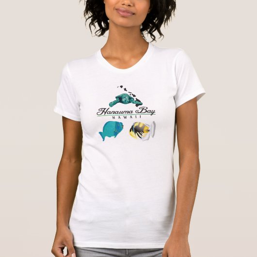Hanauma Bay Hawaii T-shirt (Voorkant)
