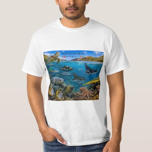 Hanauma Bay Hawaii T-shirt (Voorkant)