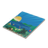 Hanauma Bay Hawaii Tegeltje (Zijkant)