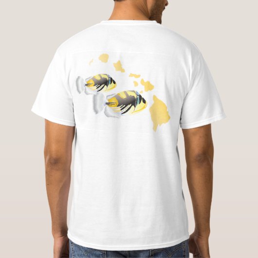 Hanauma Bay Hawaii Trigger Fish T-shirt (Achterkant)