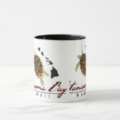 Hanauma Bay Hawaii Turtle and Hawaii Islands Mok (Midden)