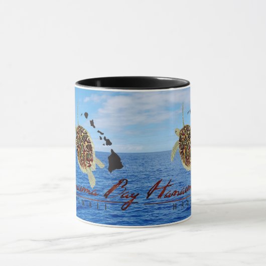 Hanauma Bay Hawaii Turtle and Hawaii Islands Mok (Midden)