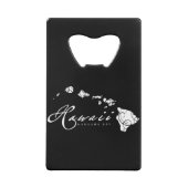 Hanauma Bay Hawaii Turtle Creditkaart Flessenopener (Achterkant)