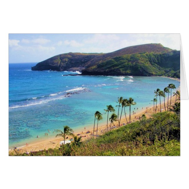 Hanauma Bay, Honolulu, Oahu, Uitzicht Hawaii (Voorkant Horizontaal)