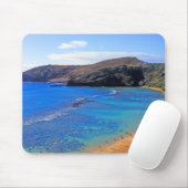 Hanauma Bay, Honolulu, Oahu, Uitzicht Hawaii Muismat (Met muis)