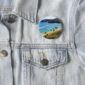 Hanauma Bay, Honolulu, Oahu, Uitzicht Hawaii Ronde Button 5,7 Cm (In situ)
