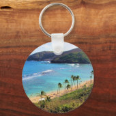 Hanauma Bay, Honolulu, Oahu, Uitzicht Hawaii Sleutelhanger (Voorkant)