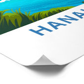 Hanauma Bay Honolulu Reisprint Poster (Hoek)