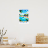 Hanauma Bay Honolulu Reisprint Poster (Keuken)