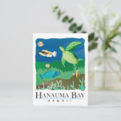 Hanauma Bay Oahu Hawaii Briefkaart (Staand voorkant)