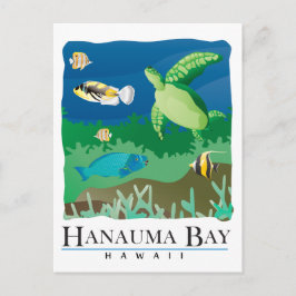 Hanauma Bay Oahu Hawaii Briefkaart
