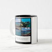 Hanauma Bay - Oahu Hawaii Tweekleurige Koffiemok (Voorkant links)