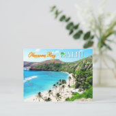 Hanauma Bay, Oahu - Paradise Snorkeler Briefkaart (Staand voorkant)