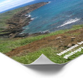 Hanauma Bay, Oahu Poster (Hoek)