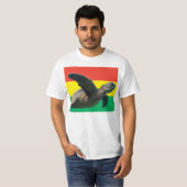 Hanauma Bay Oahu Reggae Hawaii Turtle T-shirt (Voorkant volledig)