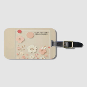 Hanbok stijl gepersonaliseerd bagagelabel