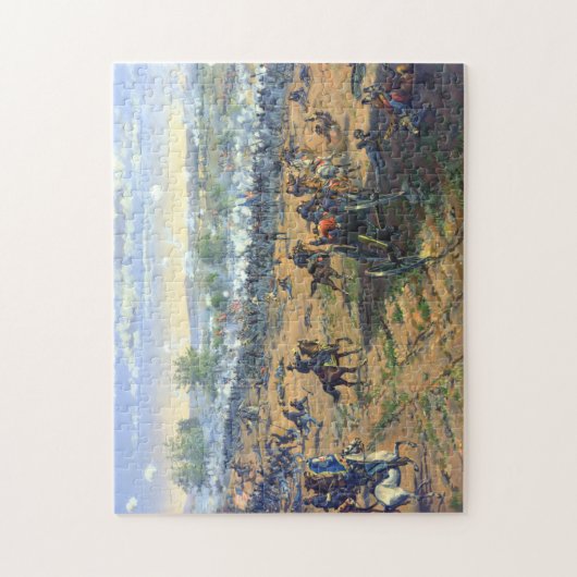 Hancock bij Gettysburg Pickett's Charge Legpuzzel (Verticaal)