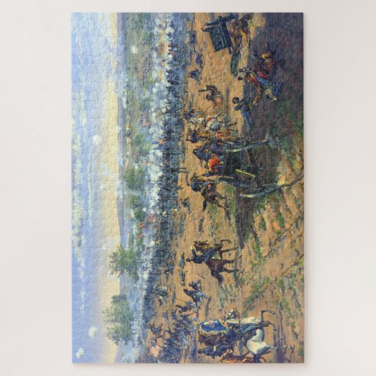 Hancock bij Gettysburg Pickett's Charge Legpuzzel (Verticaal)