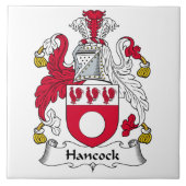 Hancock Family Crest Tegeltje (Voorkant)