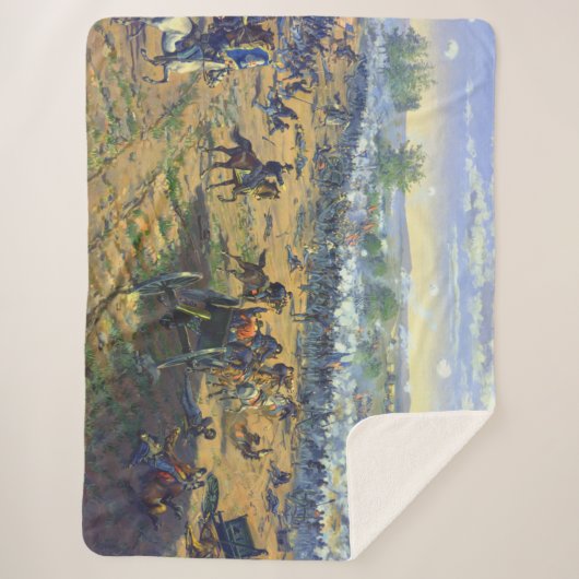 Hancock Gettysburg Pickett's Charge Thure Thulstru Sherpa Deken (Voorkant)