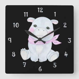 Hancy de Hippo wandklok