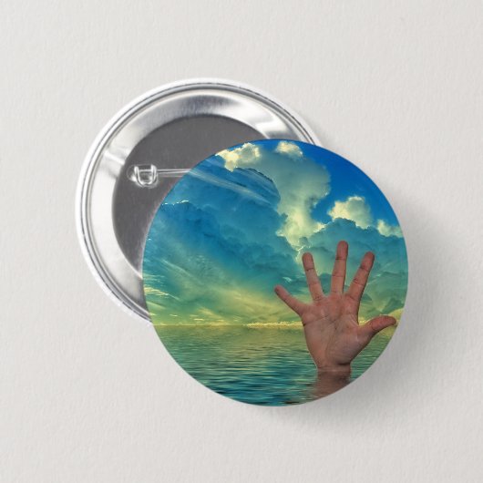 hand-792 ronde button 5,7 cm (Voorkant /achterkant)