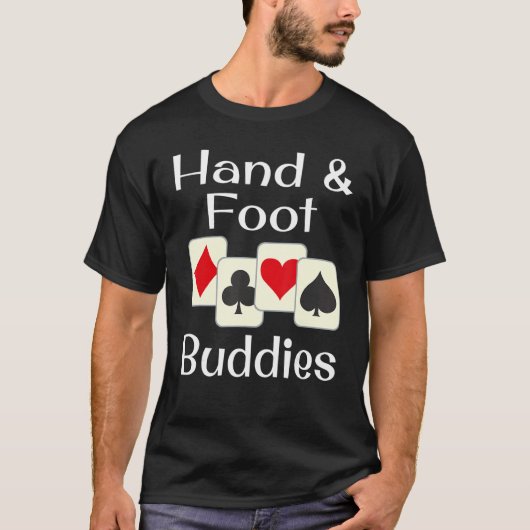 Hand and and Foot Buddies speelkaartje Champion W T-shirt (Voorkant)