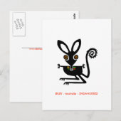 Hand - - Aussie wildlife - buideldieren - Briefkaart (Voorkant / Achterkant)