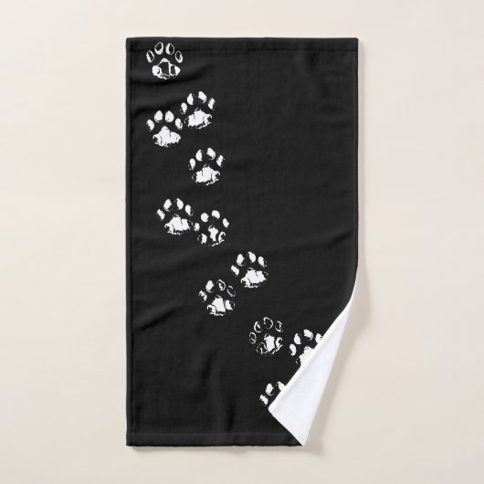 HAND/BATH TOWEL — KAT- OF DOG-PIJNPRINTS/TRACKS HANDDOEK (Handdoek)