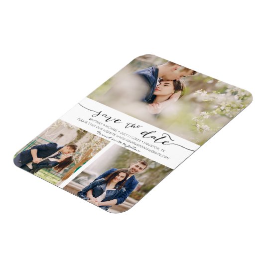 Hand beletterd met Afbeeldingen | De datummagneet  Magneet (Linkerzijde)